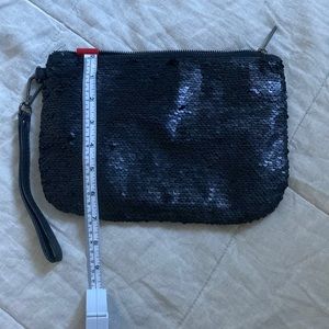 Black sequin bag
